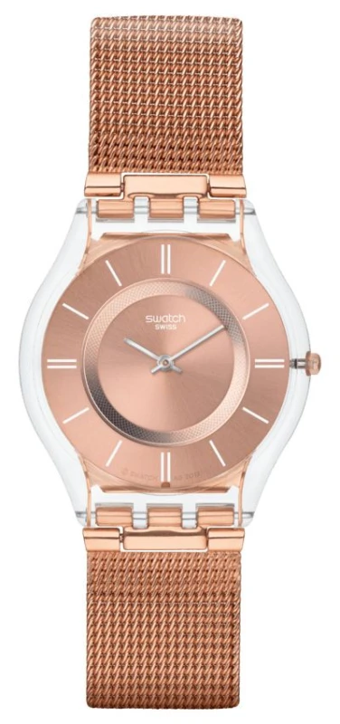 Image of Swatch SS08K104M Hello Darling (34mm) Rose Gold Dial / Rose Watch