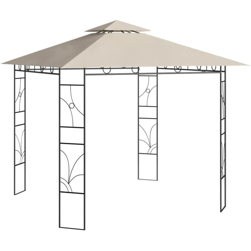 Image of VIDAXL Gazebo 3x3x2.7 m Cream 160 g/m² vidaXL 8720286153260