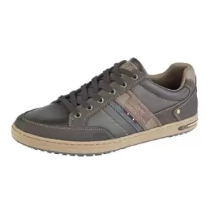 Image of Route 21 Mens PU Casual Shoes (7 UK) (Dark Brown)