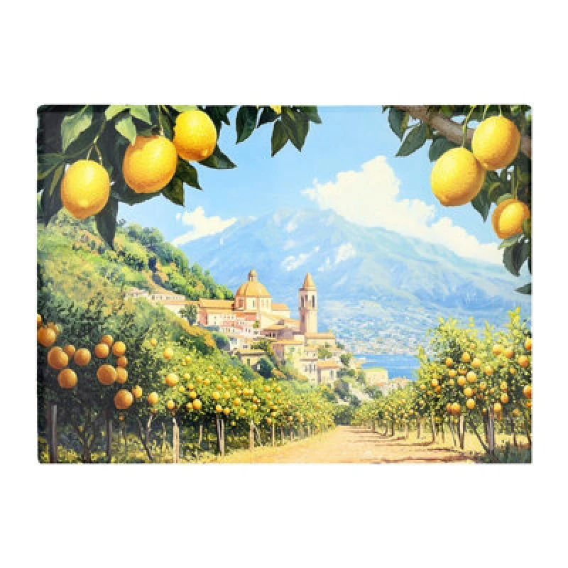 Image of Warren Reed Designer Walking Through Lemons In Sorrento Chopping Board