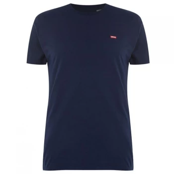 Image of Levis Original Housemark T Shirt - Dress Blue
