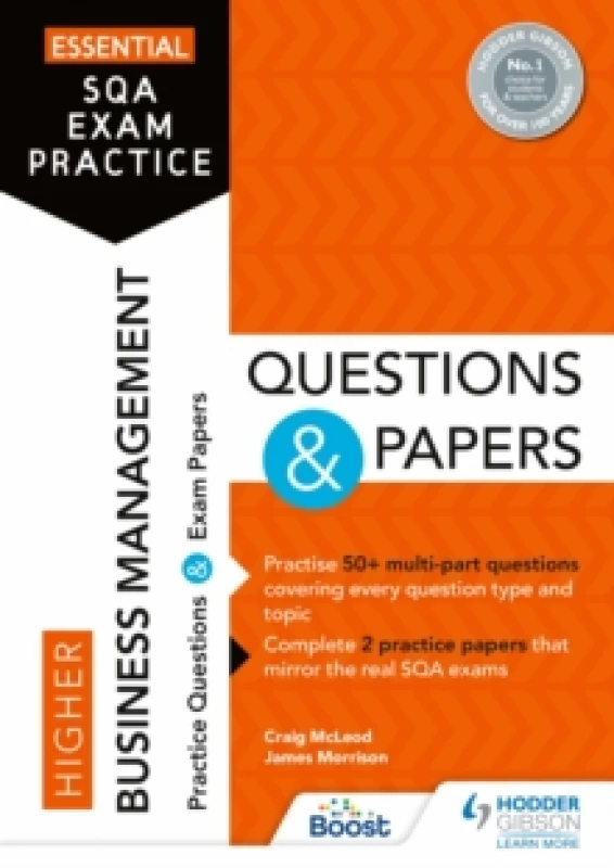 Image of James Morrison Essential SQA Exam Practice: Higher Business Management Questions and Papers Book Multi unisex