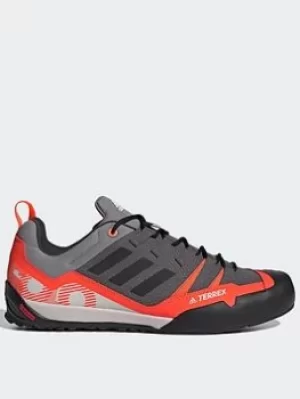 Image of adidas Terrex Swift Solo Approach Shoes, Grey/Black, Size 10, Women