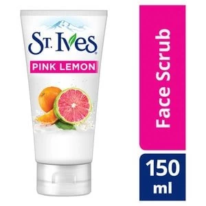Image of St. Ives Even and Bright Pink Lemon and Orange Scrub 150ml