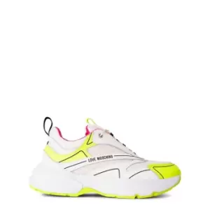Image of LOVE MOSCHINO Low Top Running Shoes - White