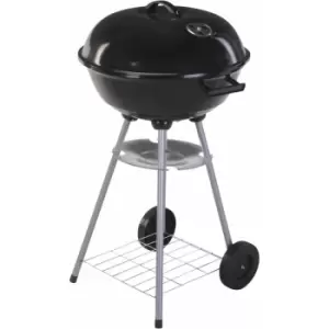Image of Progarden - Kettle Barbecue on Wheels 46cm Black Black