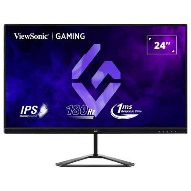 Image of Viewsonic Viewsonic VX2479J-HD-PRO Gaming screen EEC E (A - G) 60.5cm (23.8 inch) 1920 x 1080 p 16:9 1 ms HDMI , DisplayPort, Audio line out IPS LED