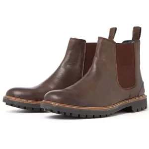 Image of Chatham Mens Chirk Chelsea Boots Dark Brown 10 (EU44)