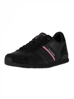 Image of Iconic Runner Leather Mix Trainers