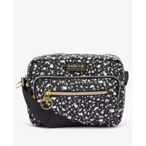 Image of Barbour International Pavillion Printed Crossbody Bag - Black