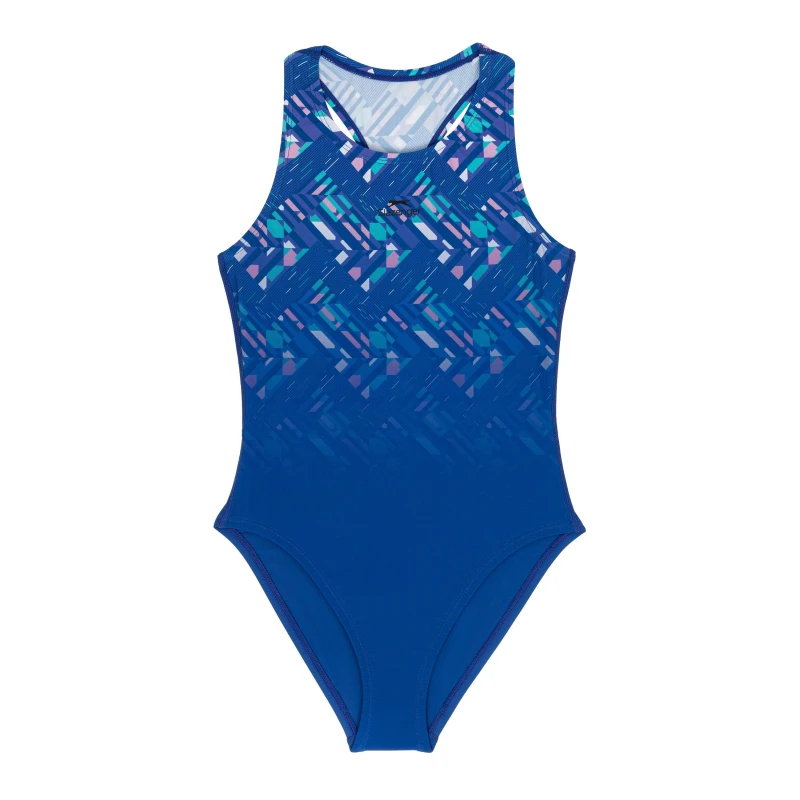 Image of Slazenger Sports Back 1 Piece Swimsuit Juniors - Purple Purple 7 - 8 Years