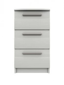 Image of Taylor Ready Assembled 3 Drawer Bedside Chest