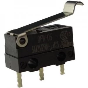 Image of Zippy Microswitch DFW 05S B02P0E Z 250 V AC 5 A 1 x OnOn IP67 momentary
