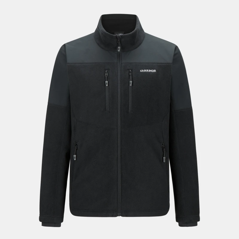 Image of Karrimor Windproof Fleece Jacket Mens Black male S