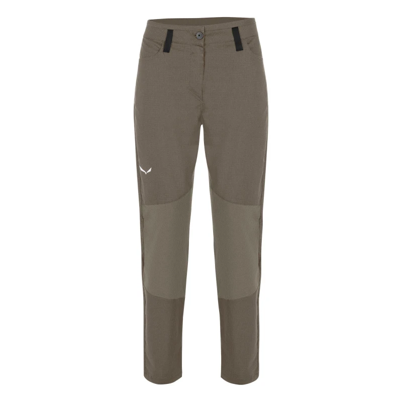 Image of Salewa Alpine Hemp Walking Trousers Womens - Brown Brown 8