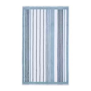Image of Bedeck of Belfast Azora BCI Cotton Bath Mat - Blue
