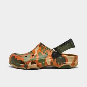 Image of Crocs Classic All Terrain Camo Clog, Tan/Multi, size: 9, Unisex, Slides & Sandals, 208062-2UG