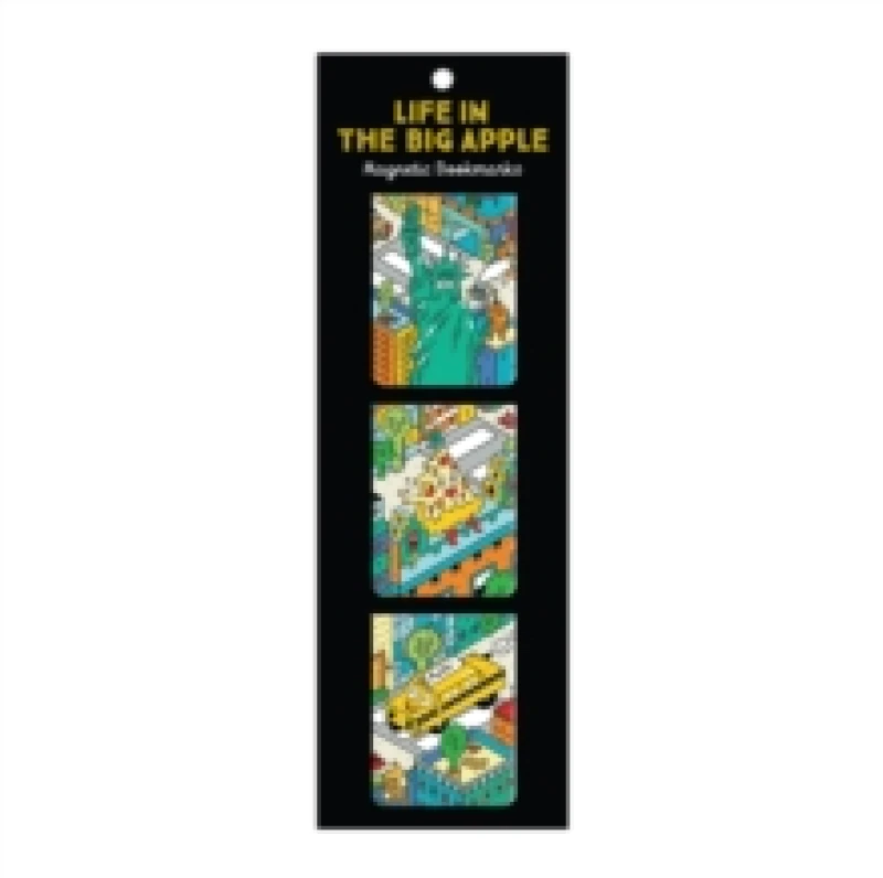 Image of Life In The Big Apple Magnetic Bookmarks. Bookmark. By Galison Books