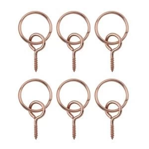 Image of BQ Copper Effect Picture Hook Pack of 6