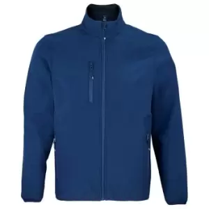 Image of SOLS Mens Falcon Recycled Soft Shell Jacket (XL) (Abyss Blue)