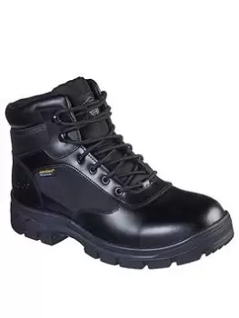 Image of Skechers Safety Wascana Work Boots - Black, Size 6, Men
