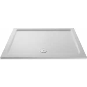 Image of Slip Resistant Rectangular Shower Tray 1700mm x 800mm - White - Hudson Reed