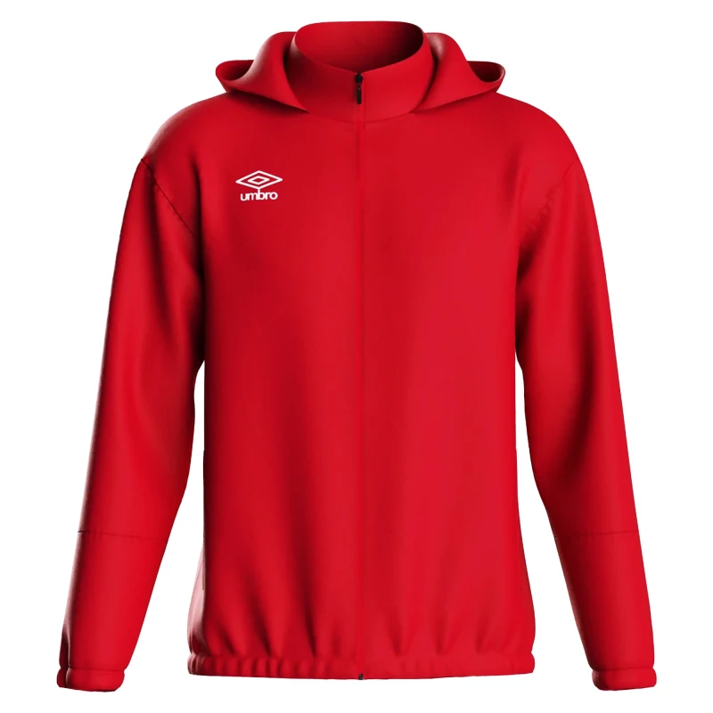Image of Umbro Umbro Men Total Training Waterproof Jacket in Dark Red Size: Small Dark Red S Male 5063425506453