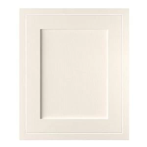 Image of Cooke Lewis Carisbrooke Ivory Framed Standard door W600mm