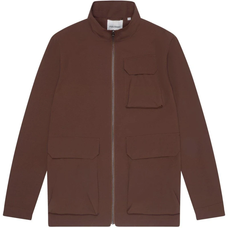 Image of Lyle and Scott Mens Crew Neck Jumper Rubber Red male S