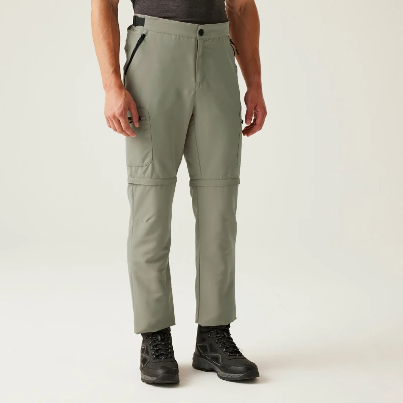 Image of Regatta Regatta Men 'Leesville' Zip Off Hiking Trousers in Light Sand Size: 40R Light Sand 40R Male 5063019996912