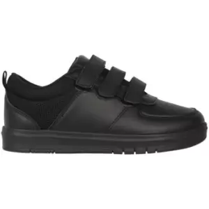 Image of Fabric Montana Childrens Trainers - Black