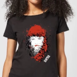 Image of Marvel Knights Elektra Face Of Death Womens T-Shirt - Black - S