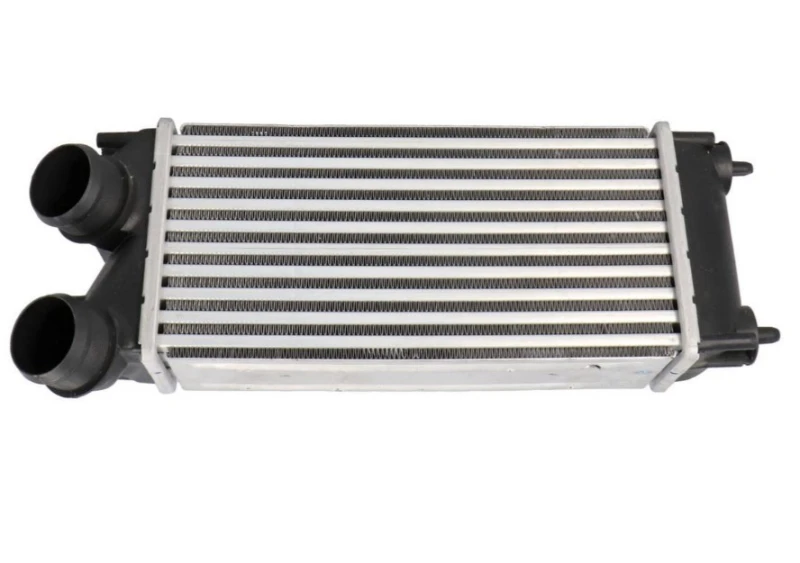 Image of NISSENS 96514 Intercooler ** FIRST FIT ** without quick coupling, Right connector, angled Intercooler,charger (468)