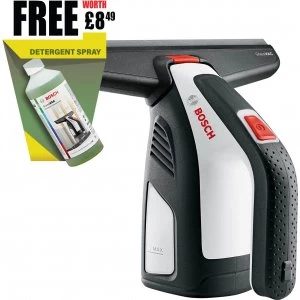Image of Bosch GlassVAC Solo Rechargeable Window Cleaner FREE Detergent Spray Worth £8.49