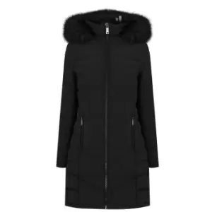 Image of Calvin Klein Stretch Puffer Coat - Black