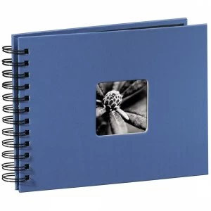 Image of Hama Fine Art Spiral Bound Album 24 x 17cm 50 Black pages Azure