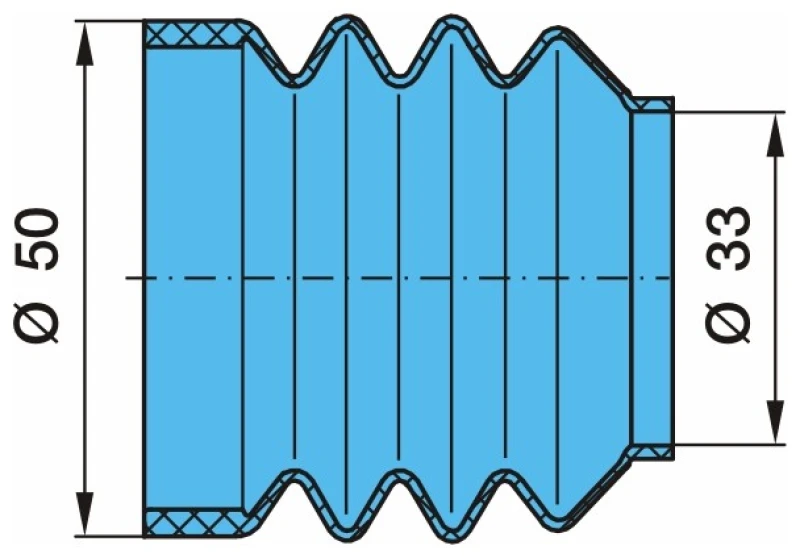 Image of SAMPA 211.087 Bellow, brake caliper guide Bellow,brake caliper guide (399)