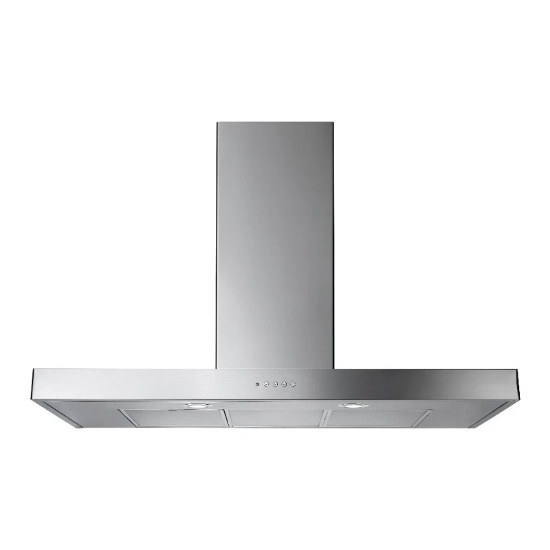 Image of Rangemaster UHDF90SS/ 90cm Flat Chimney Hood - STAINLESS STEEL UHDF90SS/