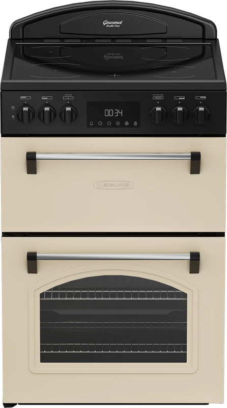 Image of Leisure Classic CLB60ECC 60cm Wide Single Oven Electric Cooker with Ceramic Hob - Cream - A/A Rated
