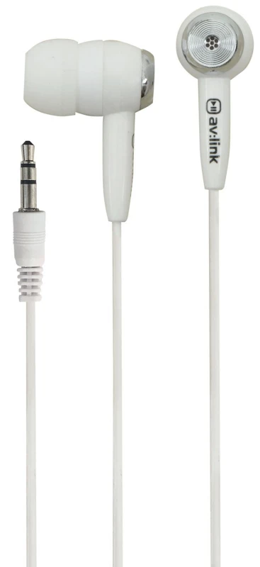 Image of Av:link EC9W In ear stereo earphones, White AVS-099490 Headset (In Ear)