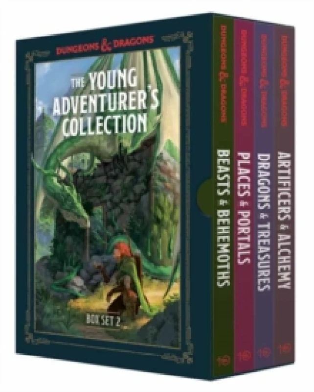Image of The Young Adventurer's Collection Box Set 2 (Dungeons & Dragons 4-Book Boxed Set) : Beasts & Behemoths, Dragons & Treasures, Places & Portals, Artific