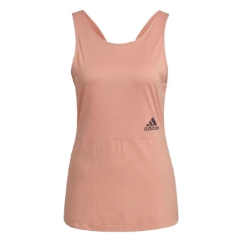 Image of adidas AEROREADY You for You Rib Tank Top Womens - Ambient Blush