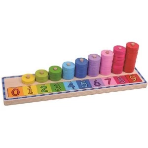 Image of Wooden Counting Stacker Activity Toy