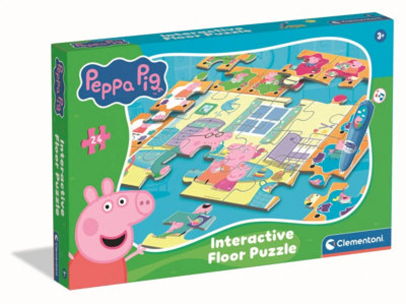 Image of Peppa Pig Interactive Floor Puzzle With Electronic Pen