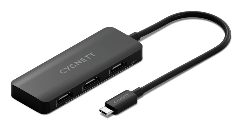 Image of Cygnett Cygnett CY5392CYHUB interface hub USB Type-C Black CY5392CYHUB