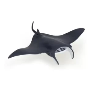 Image of PAPO Marine Life Manta Ray Toy Figure, Three Years or Above, Grey/White (56006)