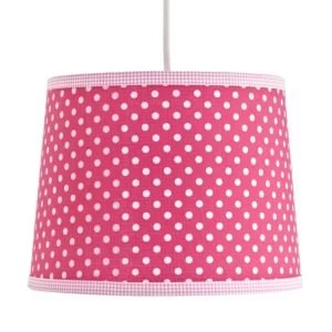 Image of Colours Suisei Pink Polka Dot Light Shade D26cm