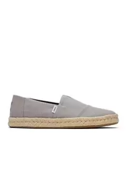 Image of TOMS Alpargata Rope 2.0 Espadrille - Grey, Size 7, Men