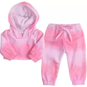 Image of Teamson Kids - Sophia's - 18 Doll - Pink Tie Dye Hoodie & Sweatpants - Pink