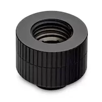 Image of EK Water Blocks EK-Quantum Torque 14mm Rotary Male/Female Extender - Black